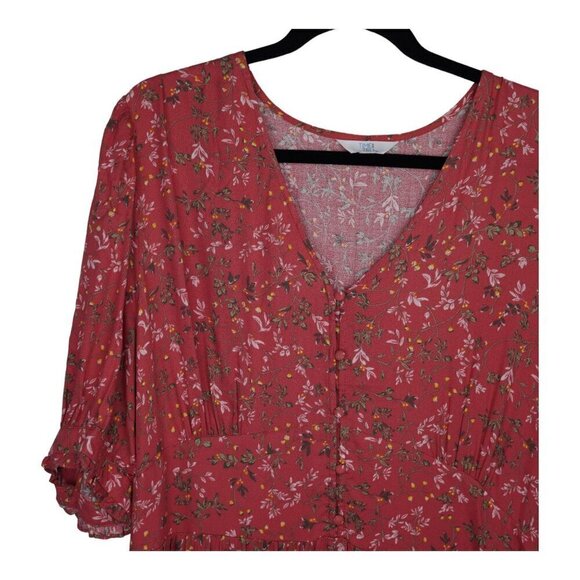 NWT Time And Tru Womens Floral Dress Size XXL - Picture 3 of 10